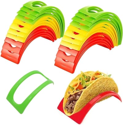 Taco Houder Set van 32 Stuks, Ideaal voor Thuis en Restaurant, Duurzaam en Makkelijk Schoon te Maken