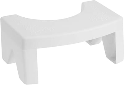 Toiletkruk - Opstapje Krukje - Ontspannen Stoelgang - Antislip Basis - 39 x 24 x 9 cm - Wit