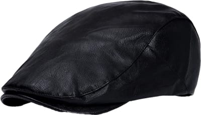 Lederen Barethoed voor Dames en Heren – Warme Herfst/Winter Schilderspet – Eendenbek Hoed – Casual Modieuze Baret – Mode Accessoire Hoedje