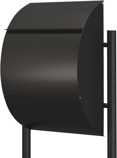Staande brievenbus - Brievenbus buiten - Post ontvangen - Grote inhoud - 42 x 119.5 cm - Zwart