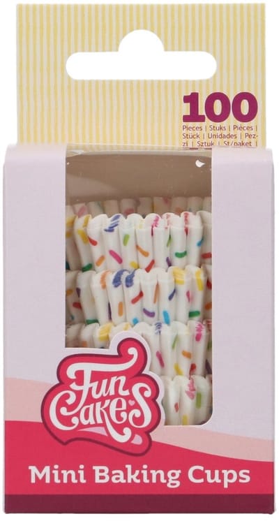 FunCakes Mini Baking Cups Sprinkles pk/100