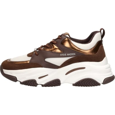 Steve Madden Progressive Sneakers Laag - Brons - Maat 38