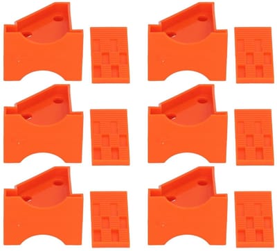 Vloer Spacers - Afstandhouders Tegels - Vloeren Leggen - Driehoekig Ontwerp - 1/4 en 1/2 inch - Wit