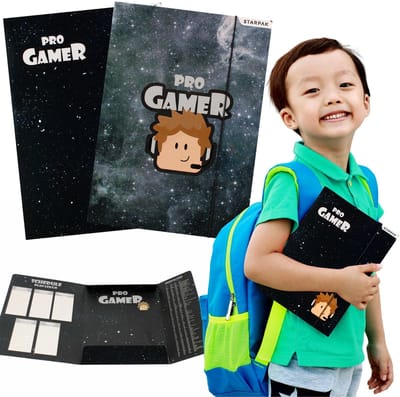 PRO GAMER GELAMINEERD Elastomap schoolmap met elastiek VOOR GAMER A4