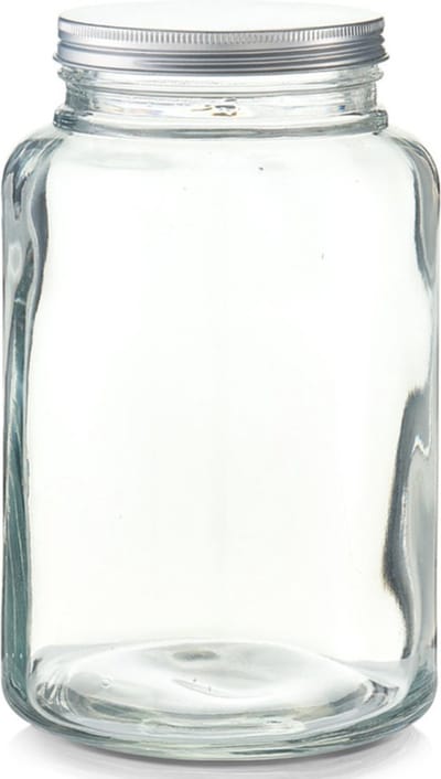 Zeller voorraadpot - glas - 4,9L - 17 x 28 cm - voorraadpotten - extra groot