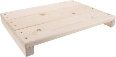 Houten Hond Trainingsplatform - Puppy Trainingsstandaard - Zindelijkheidstraining Puppy - Antislip Oppervlak - 40 x 295 x 5 cm - Lichtbruin