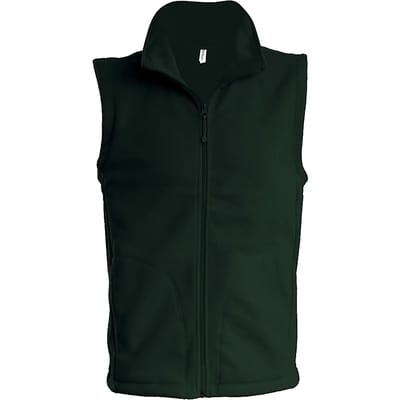Fleecebodywarmer 'Luca' merk Kariban maat S Forest Green
