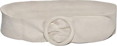 Suède Tailleriem / Wikkelriem - Beige | Imitatieleer / Polyester | 110 x 7 cm | Fashion Favorite
