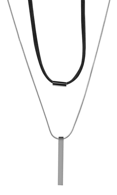 AKZENT Akzent damesketting met hanger Noel, zilverkleurig, duurzaam