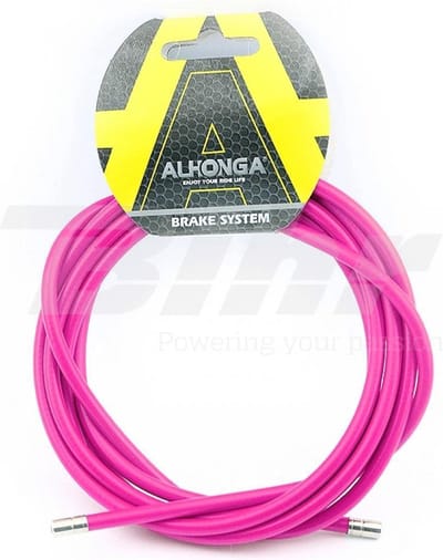 kabel of mantel alhonga voor auto roze / Ø2x5mm par 2m / 35402 nieuw