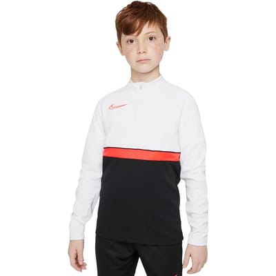 Nike Academy 21 Trainingssweater Sporttrui - Maat 158 - Unisex - wit - oranje - zwart