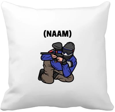 Akyol - paintball met eigen naam Kussen hoes - Sport - paintballer - sport - 40 bij 40 cm