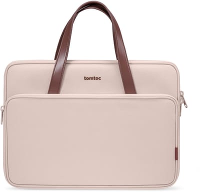 tomtoc Laptophoes Laptoptas voor 14-inch MacBook Pro, 13-inch MacBook Air/Pro, Microsoft Surface Pro/Laptop, Water-Resistant Laptop Carrying Case Sleeve, Roze