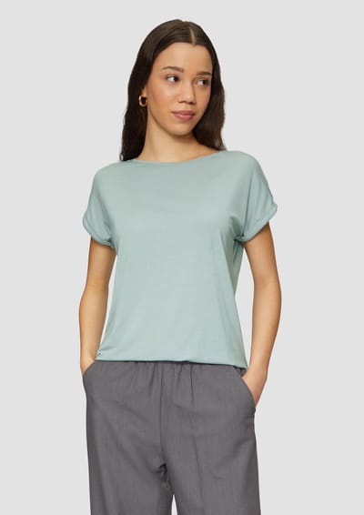 Q/S designed by - T-shirt - Maat XS - - 7217 GREEN -