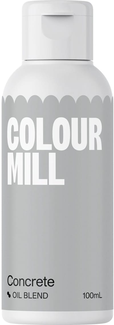 Colour Mill Oil Blend Voedingskleurstof op Oliebasis - Concrete - 100 ml