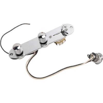 Gitaar Control Plate 5-weg Schakelaar 250K Ohm Potentiometers Volume Toon Bedieningsplaat voor Tele Gitaar white