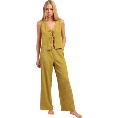 Setjes Admas Broekpak en mouwloze top Halter Style