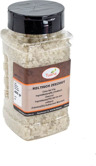 Tuana Kruiden - Keltisch Zeezout Grof Vochtig - Strooibus 250 Gram - MP-K-0012