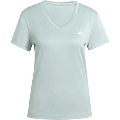 Adidas Performance Workout Essentials V-Neck T-Shirt - Dames - Groen