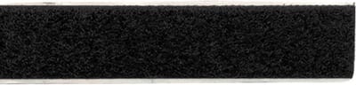 Klittenband Breedte 20 mm / Lengte 25 meter Zwart - zachte zijde