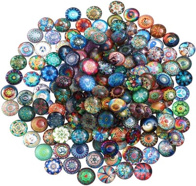 Mozaïek Tegels - Glas Mozaïek - Huis Decoratie - Gemengde Kleuren - 1 CM - Veelkleurig