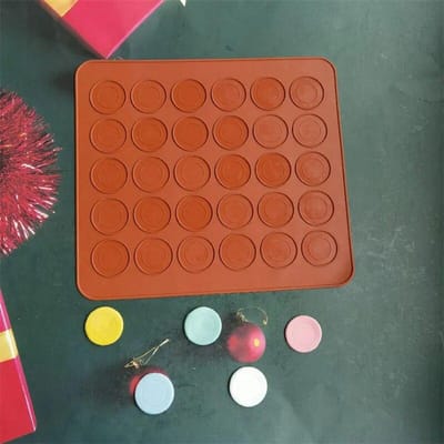 30 Gaten Non-stick Siliconen Macaron Bitterkoekje Gebak Oven Bakvorm Vel Mat Diy Mold Nuttig Gereedschap DIY Cake bakvormen Schimmel