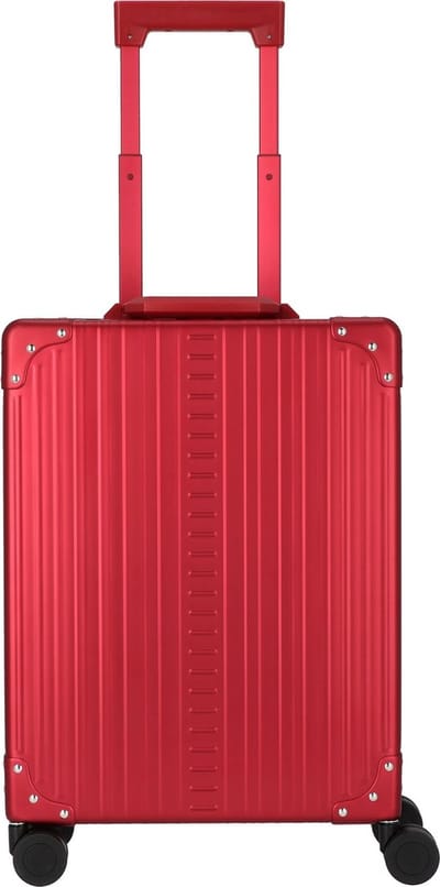 Aleon Business-Cabinewagen met 4 wielen, Aluminium, 55 cm - Harde bagage - TSA slot - ruby