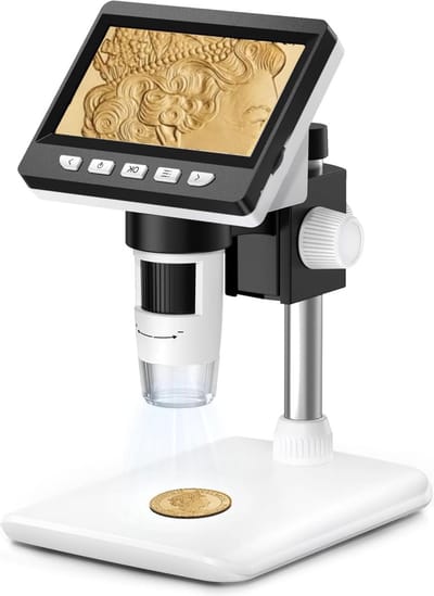 White-Label® Microscoop voor Kinderen - 1000x - Educatief - Wit