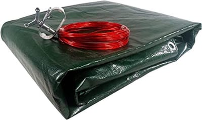 Afdekzeil voor ovale en achtvormige zwembaden tot 730 x 360 cm - 180 g/m² UV- en lichtdicht