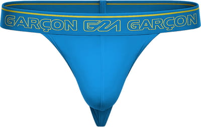 Garçon Thong Blue - MAAT S - Heren Ondergoed - String voor Man - Mannen Thong