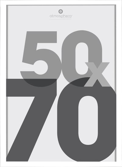 FOTOKADER 50 X 70 CM - MDF - ZILVER - Posterlijst Glas