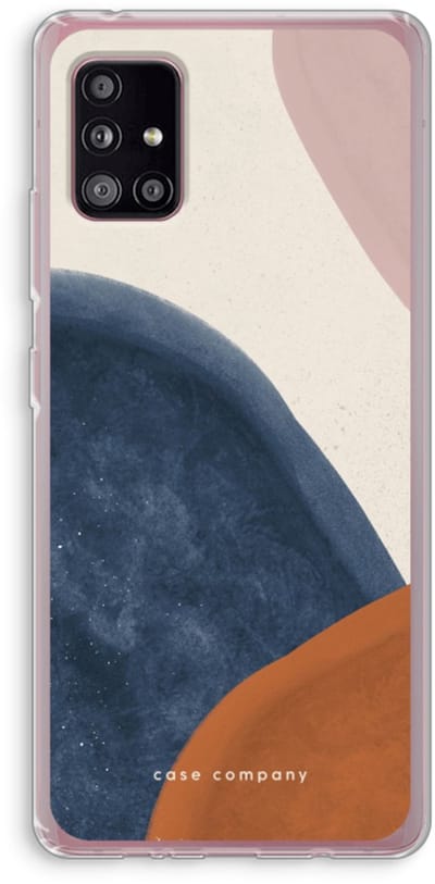 Case Company® - Hoesje geschikt voor Samsung Galaxy A51 5G hoesje - Geo #1 - Soft Cover Telefoonhoesje - Bescherming aan alle Kanten en Schermrand