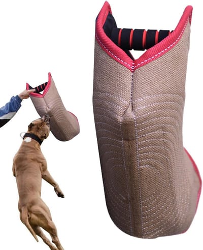 Hondentrainings Mouw - Bijtmouw Honden - Hondentraining - Driehoekige Bijtstructuur - 36.6 x 28.8 x 14.1 cm - Enkel kenmerk