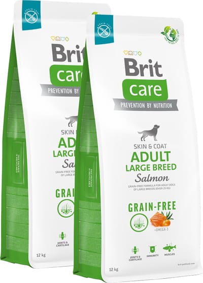 Brit Care hypo allergeen large breed zalm graanvrij 2x12 kg