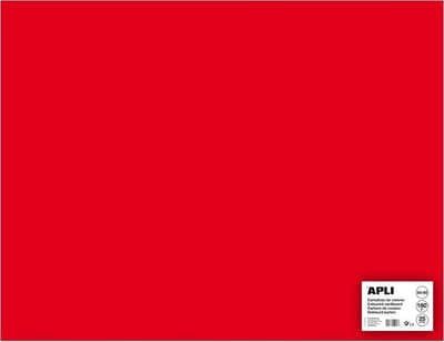 APLI  Rood Karton 50 x 65 cm 170 g/m² - 25 vel