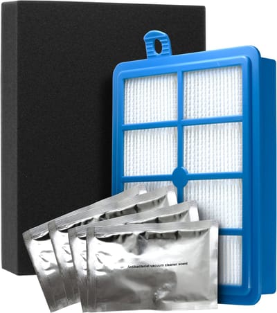 Dparts filterset geschikt voor AEG - voor LX7 en LX8 series - AUSK11 starter kit - 1x HEPA filter 4x geurzakjes 1x foamfilter - UltraFlex stofzuigerfilter - stofzuiger allergiefilter nr. FC8031/01 1184255014 7321423161707