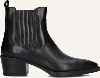 BLASZ 34 Enkellaarsjes - Enkelboots met rits - Dames - Zwart - Maat 37