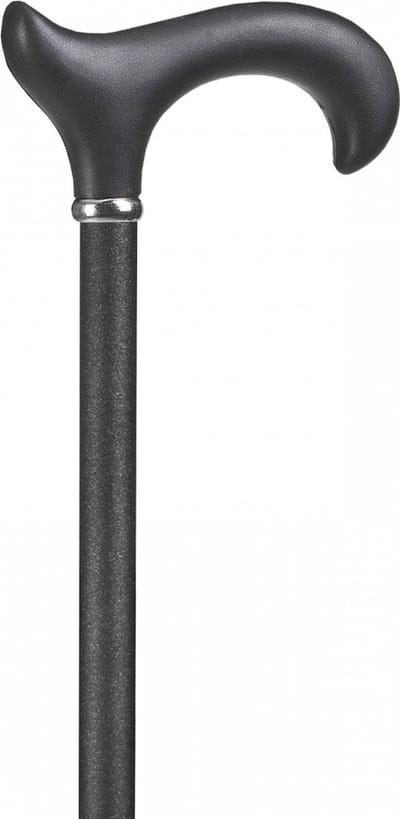 Wandelstok Able2 soft derby handvat zwart