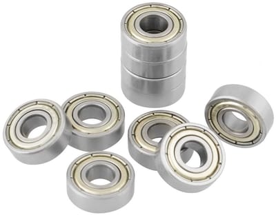 Allecto - Kogellagers - 10 Stuks - Duurzaam en Betrouwbaar - RVS - 6x15x5 mm - Precisie en Betrouwbaarheid - Geschikt voor Diverse Toepassingen - K...