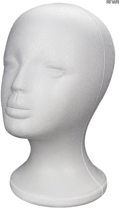 RFWR® Vrouwen Pruik Hoofdstandaard - Multifunctionele Mannequin voor Hoeden, Sjaals en Sieraden