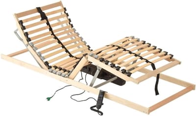 Elektrische Lattenbodem - Verstelbare Bodem - Comfortabel Slapen - 7 Comfortzones - 80x200 cm - Antraciet