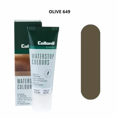 Collonil Waterstop kleur 649 - olijf groen - Gladleer bescherming - tube 75cl