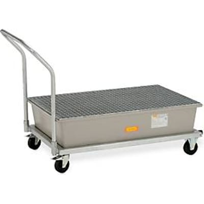 GFK opvangbak 220/2-mobiel CEMO, mobiel, 220 loopputinhoud, B 1520 x D 860 x H 1080 mm