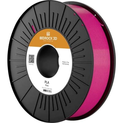 BEDROCK 3D PLA-0022a075 PLA Magenta 1.75 mm 750 g Filament PLA kunststof Hoogglans 1.75 mm 750 g Magenta 1 stuk(s)