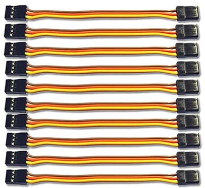 Premium 15 cm Servokabel 3-Pins Mannelijk naar Mannelijk voor RC-toepassingen