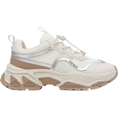 Steve Madden Dames Chunky Flat Sneakers (Crème)