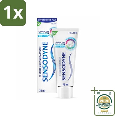 1 x Sensodyne - Tandpasta - Complete Protection + Cool Mint - Koele Munt - 75 ml- Gevoelige Tanden - Tandpasta - Mondverzorging - Tandgevoeligheid - Cool Mint