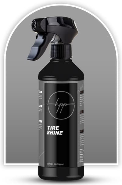 Car Care HPP Tire Shine - Bandenglans - Auto & Motor - Auto wassen - Bandenzwart - Tire Shine - Rubber Care 500ML