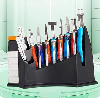 Brillen reparatieset - Optische gereedschappen - Montage en demontage - 14-delige set - Diverse maten - Zilver
