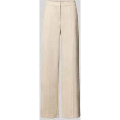Stoffen broek met bandplooien